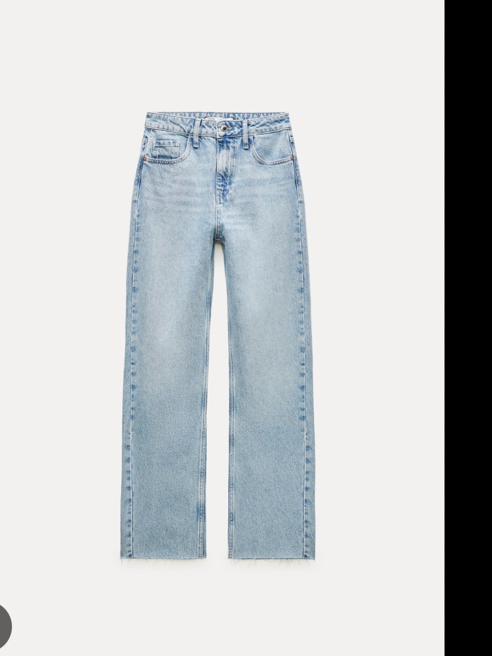 Zara High Rise Straight Leg Jeans - Picture 5 of 5
